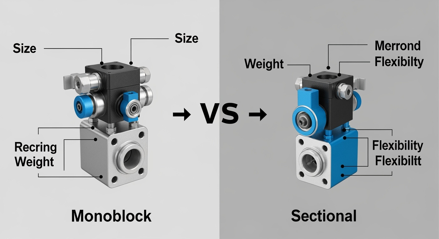 monoblock-hydraulic-control-valve-vs-sectional-guide