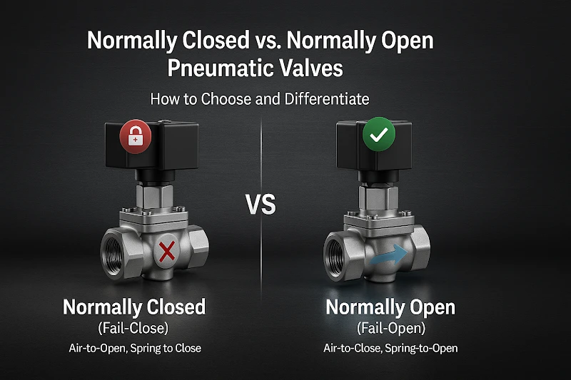 Normally Closed vs. Normally Open Pneumatic Valves: How to Choose and Differentiate banner