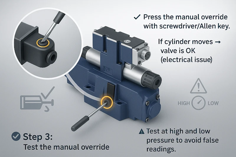 Step 3: Test The Manual Override
