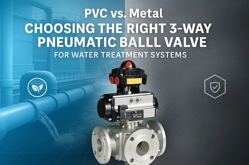 PVC vs. Metal: Choosing the Right 3-Way Pneumatic Ball Valve for Water Treatment Systems banner