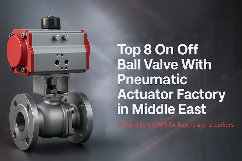Top 8 on off Ball Valve With Pneumatic Actuator Factory in Middle East banner
