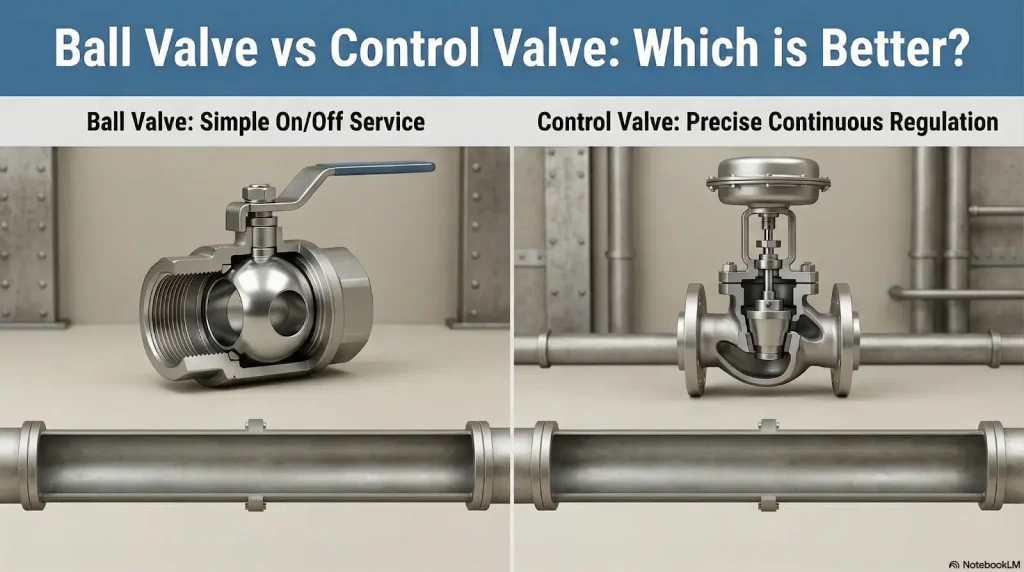 Is a Ball Valve a Control Valve? Key Differences Explained